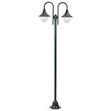 Paalverlichting Tuin E27 220 Cm Aluminium 2-Delig
