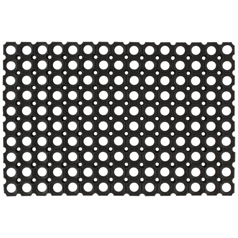 Deurmat Halfrond 45X75 Cm Rubber