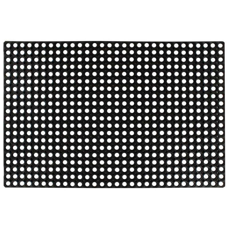 Deurmat Halfrond 45X75 Cm Rubber