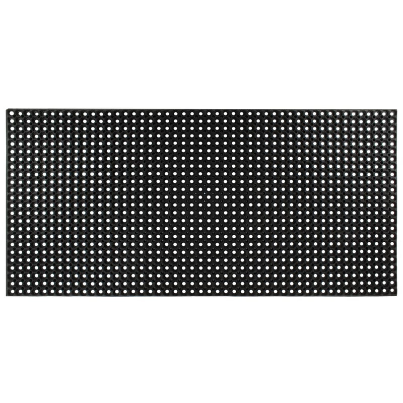 Deurmat Halfrond 45X75 Cm Rubber