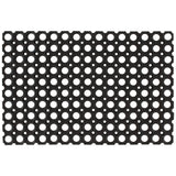 Deurmat Halfrond 45X75 Cm Rubber