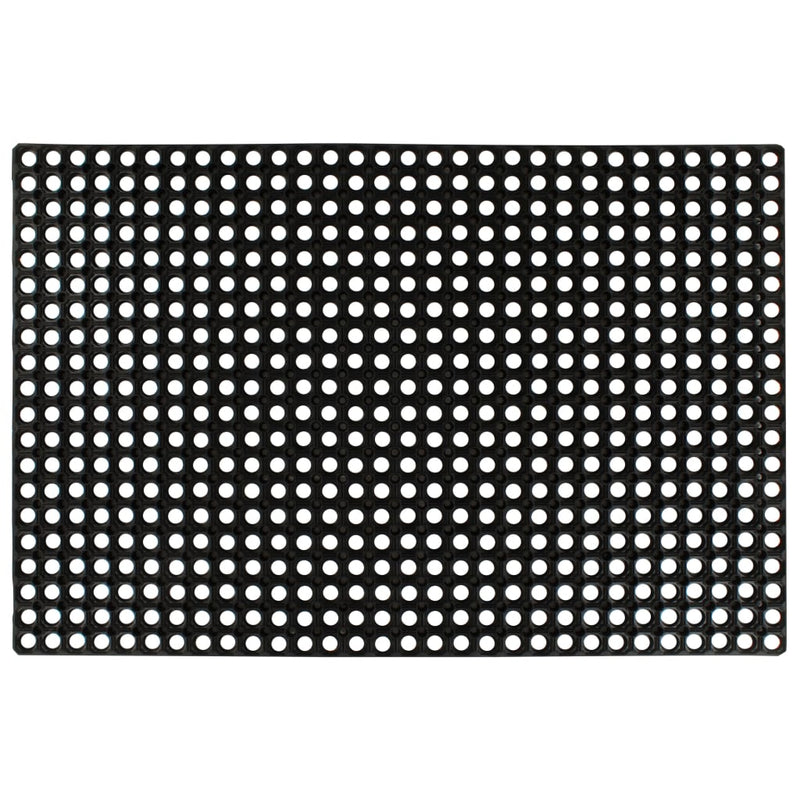 Deurmat Halfrond 45X75 Cm Rubber