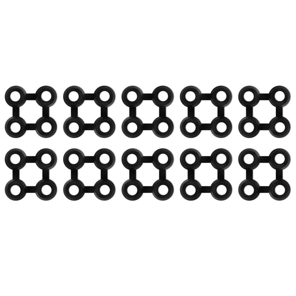 Matverbinders 10 St Rubber Zwart