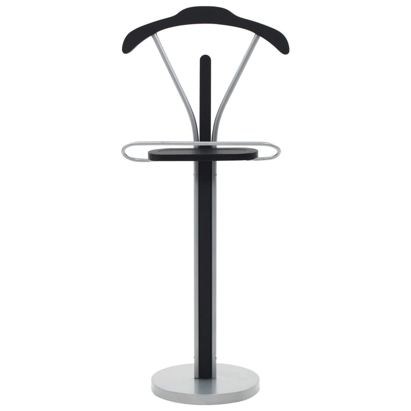 Kledingbutler 45X35X107 Cm Zwart En Grijs