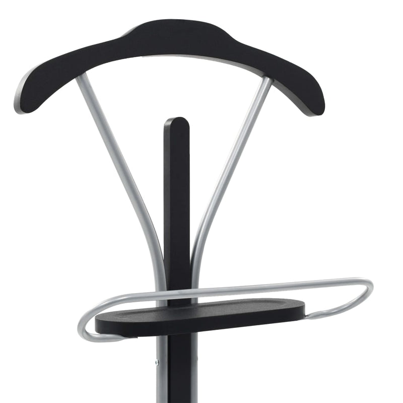 Kledingbutler 45X35X107 Cm Zwart En Grijs