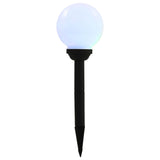 Led-Solarlampen Rond 15 Cm Rgb 4 St