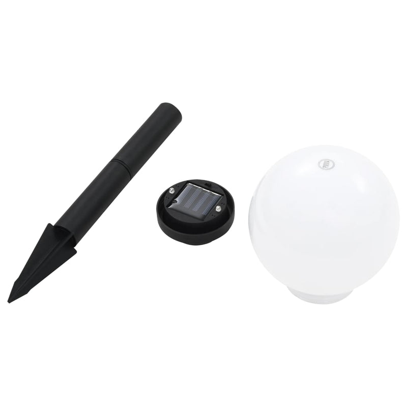 Led-Solarlampen Rond 15 Cm Rgb 4 St