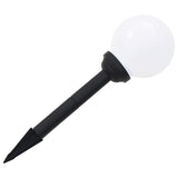 Led-Solarlampen Rond 15 Cm Rgb 4 St