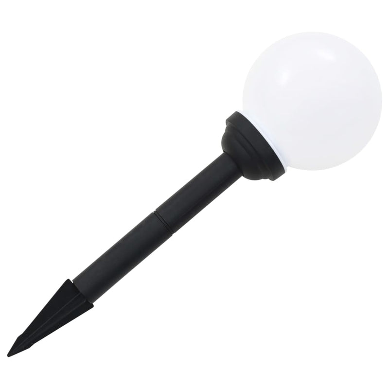 Led-Solarlampen Rond 15 Cm Rgb 4 St