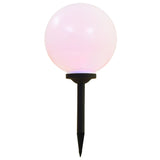 Led-Solarlampen Rond Rgb 2 St