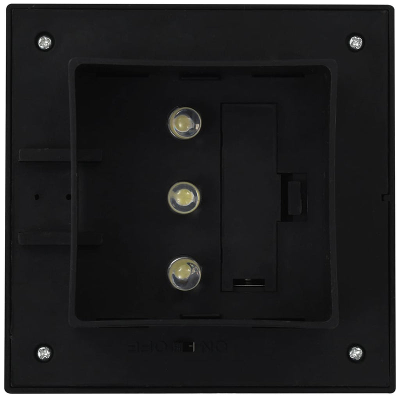Led-Solarlampen Vierkant 12 Cm 6 St