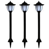 Led-Solarlampen Zwart 3 St