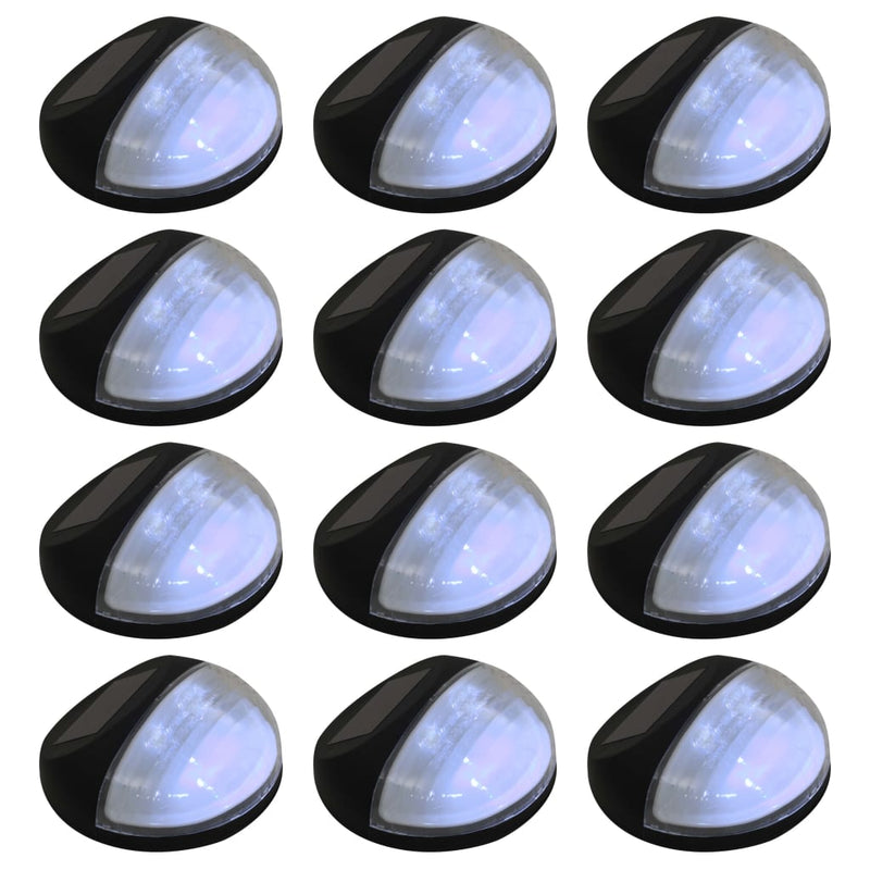 Led-Wandlampen Solar Rond 12 St