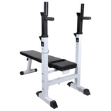 Trainingsbank Met Gewichtenrek En Halterset 60,5 Kg