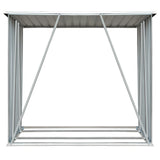 Haardhoutschuur 163X83X154 Cm Gegalvaniseerd Staal