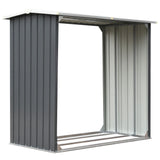 Haardhoutschuur 172X91X154 Cm Gegalvaniseerd Staal
