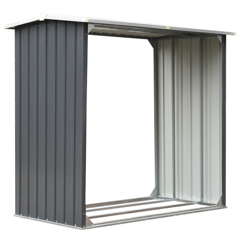 Haardhoutschuur 172X91X154 Cm Gegalvaniseerd Staal