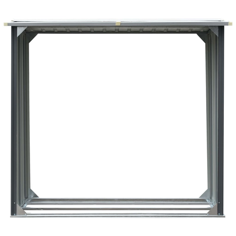 Haardhoutschuur 172X91X154 Cm Gegalvaniseerd Staal