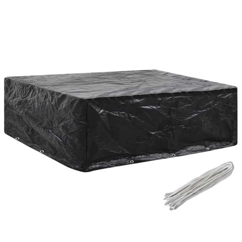 Tuinmeubelhoezen Poly Rattan 4-Persoons 113X113 Cm