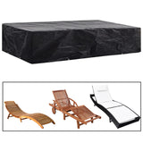 Tuinmeubelhoezen Poly Rattan 4-Persoons 113X113 Cm
