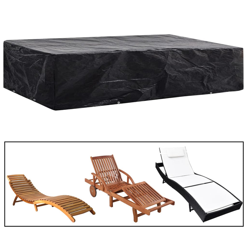 Tuinmeubelhoezen Poly Rattan 4-Persoons 113X113 Cm