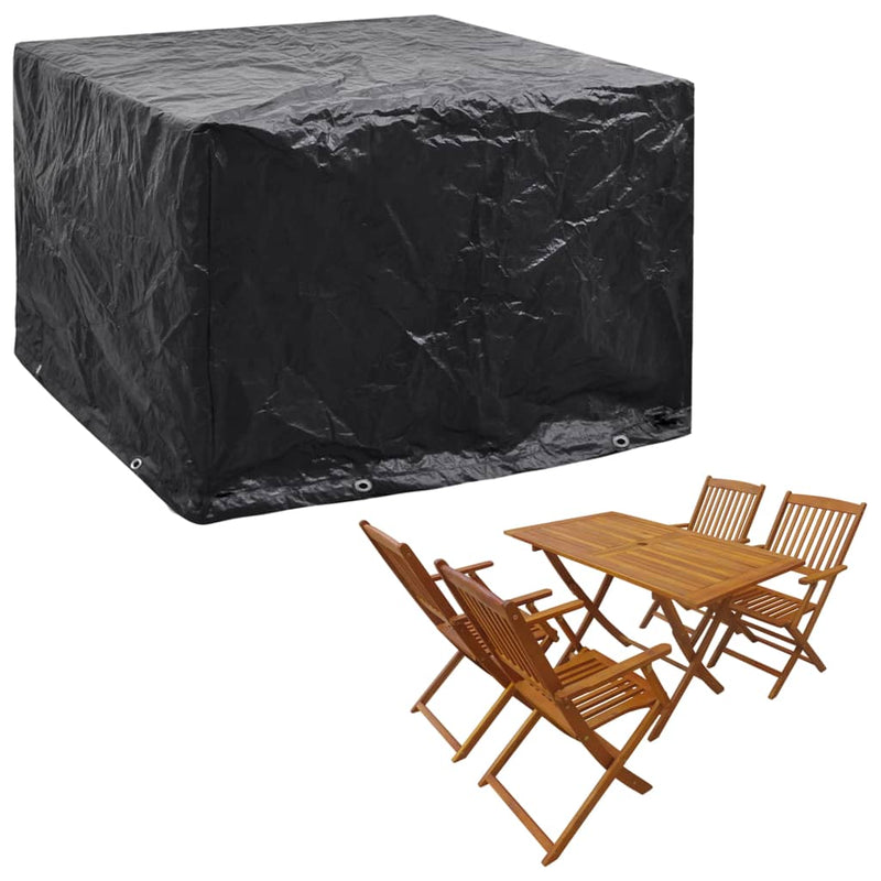 Tuinmeubelhoezen Poly Rattan 4-Persoons 113X113 Cm