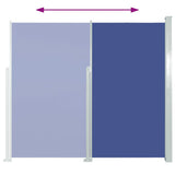 Windscherm Uittrekbaar Blauw