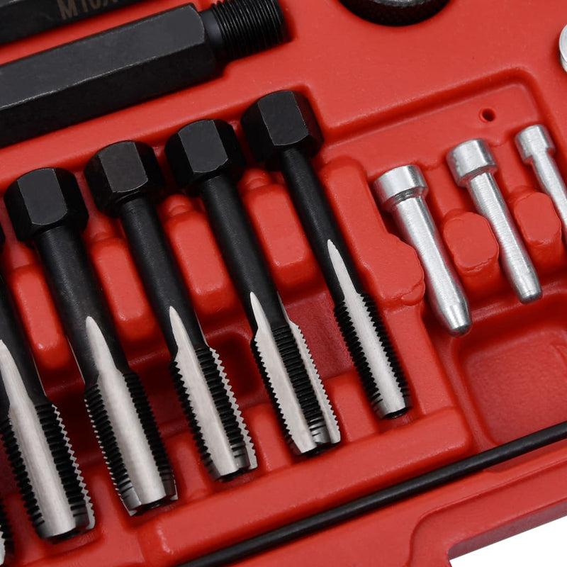 33-Delige Gloeibougie Schroefdraadreparatieset M8 M10 M12