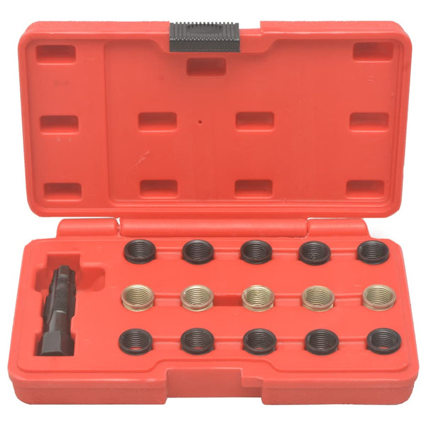 16-Delige Bougiedraad Reparatieset M14X1,25 Terracotta