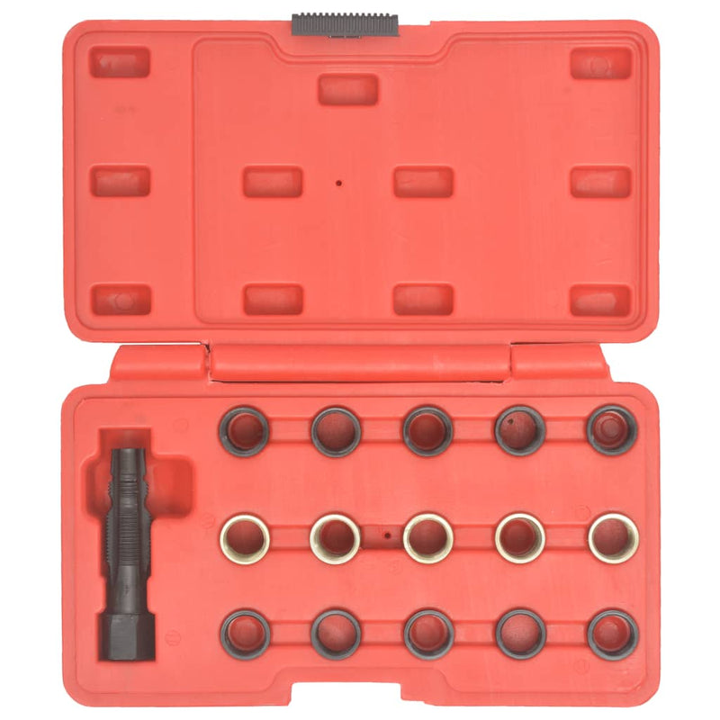 16-Delige Bougiedraad Reparatieset M14X1,25 Terracotta