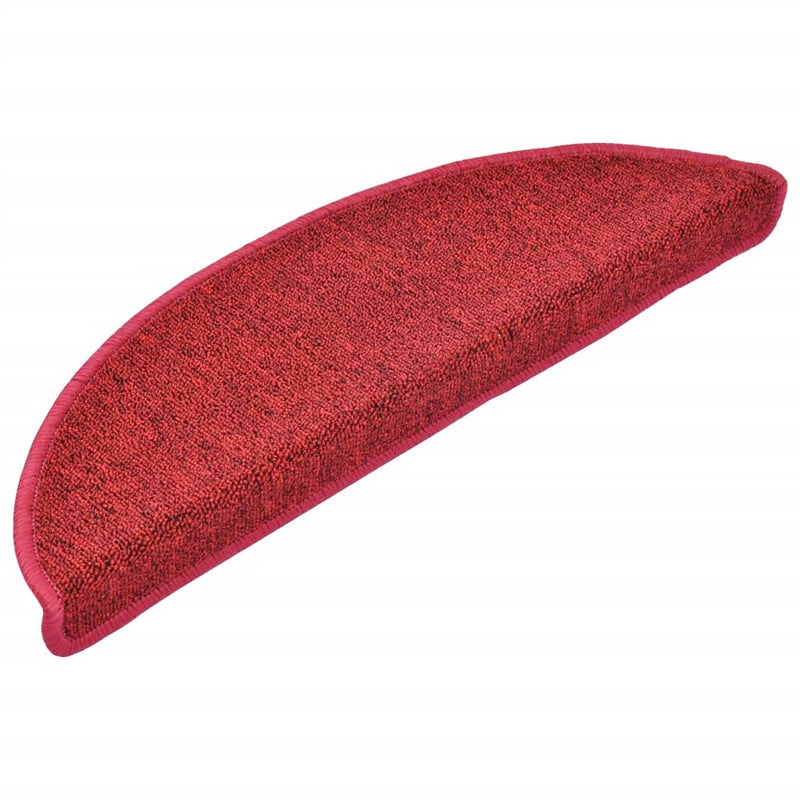 Trapmatten Bordeaux Halfrond Rood