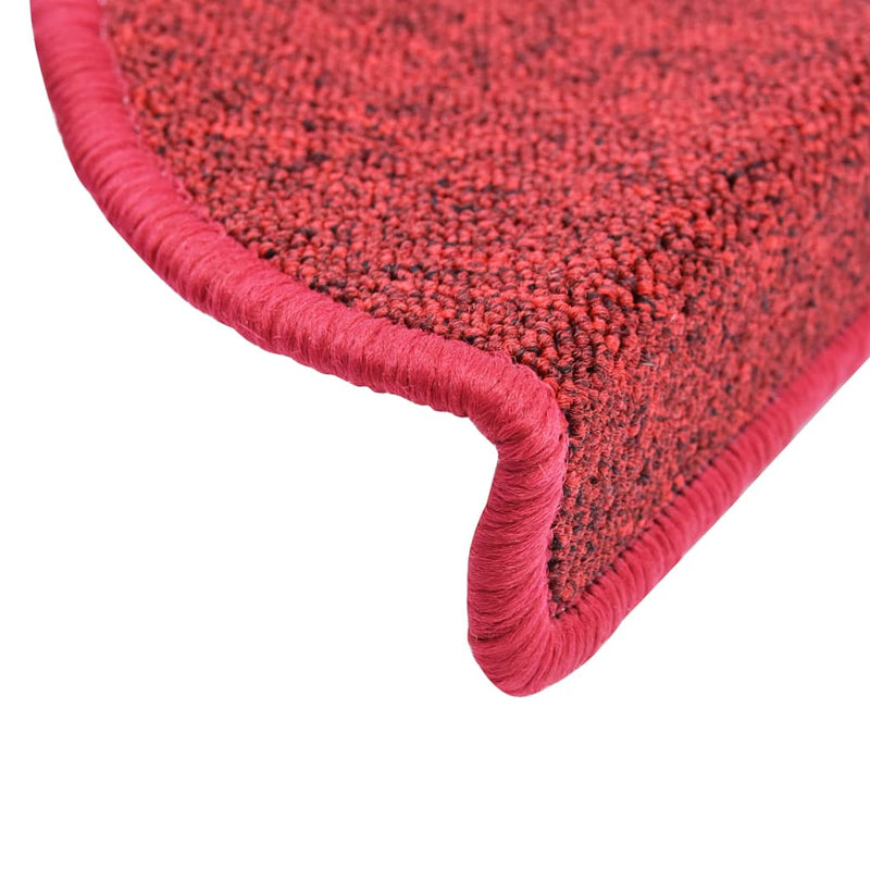 Trapmatten Bordeaux Halfrond Rood