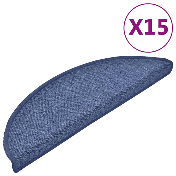 Trapmatten Halfrond Blauw