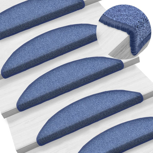 Trapmatten Halfrond Blauw
