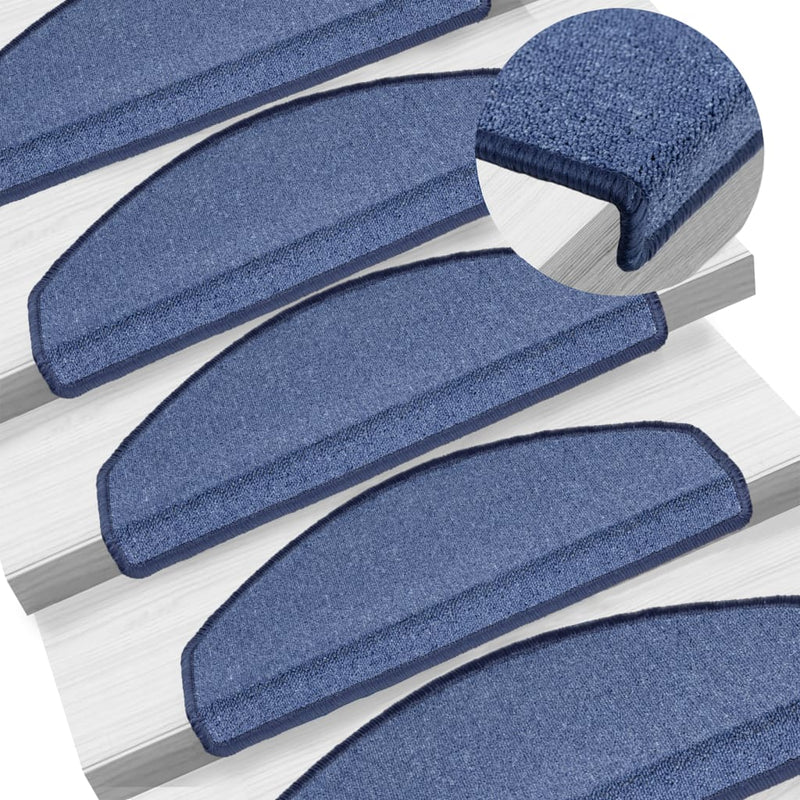 Trapmatten Halfrond Blauw