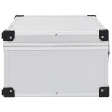 Cd-Koffer Voor 80 Cd's Aluminium Abs Kleurig
