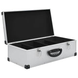 Cd-Koffer Voor 80 Cd's Aluminium Abs Kleurig