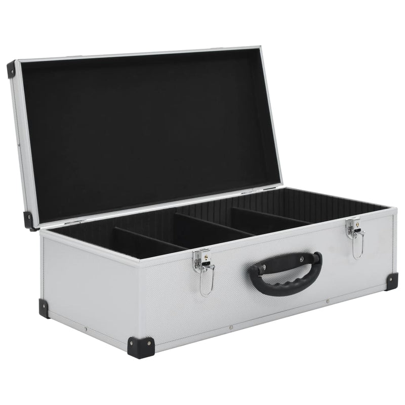Cd-Koffer Voor 80 Cd's Aluminium Abs Kleurig