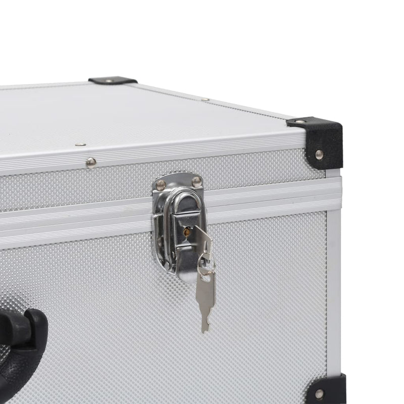Cd-Koffer Voor 80 Cd's Aluminium Abs Kleurig