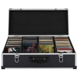 Cd-Koffer Voor 80 Cd's Aluminium Abs Kleurig