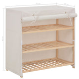 Schoenenkast Met Hoes 79X40X80 Cm Stof