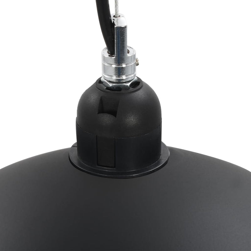 Plafondlampen Halfrond E27 Zwart En Goudkleurig