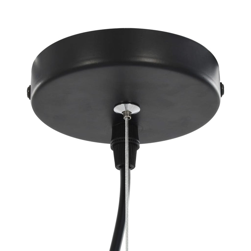 Plafondlampen Halfrond E27 Zwart En Goudkleurig