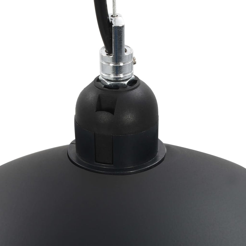 Plafondlampen Halfrond E27 Zwart En Goudkleurig