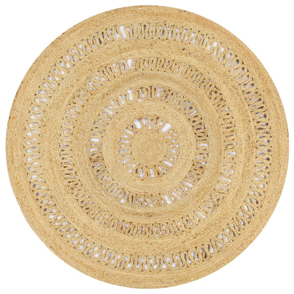 Vloerkleed Handgemaakt Gevlochten Jute