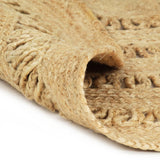 Vloerkleed Handgemaakt Gevlochten Jute