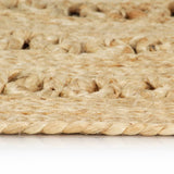 Vloerkleed Handgemaakt Gevlochten Jute