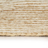 Vloerkleed Handgemaakt Met Spiraal Ontwerp Jute