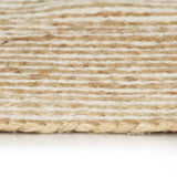Vloerkleed Handgemaakt Met Spiraal Ontwerp Jute