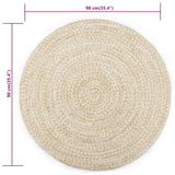 Vloerkleed Handgemaakt Jute En Naturel